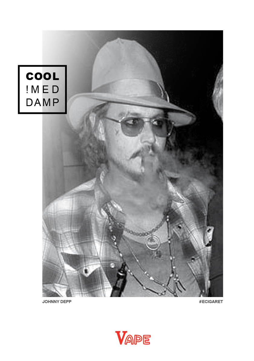 Johnny Depp e-cigaret